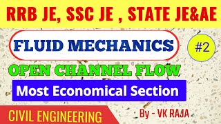 Most Economical Section l Open Channel flow l Fluid Mechanics  02 l CEME l State JE ampAE [upl. by Armyn]