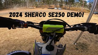 SHERCO DEMO DAY 2024 SE250 [upl. by Tiffani]