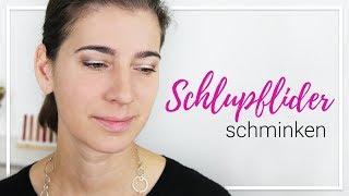 Schlupflider richtig schminken mit Lidschatten und Concealer [upl. by Ettesyl]