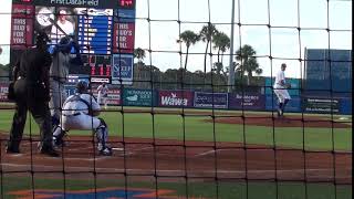 Jake Simon records strikeout for St Lucie Mets [upl. by Nahrut]