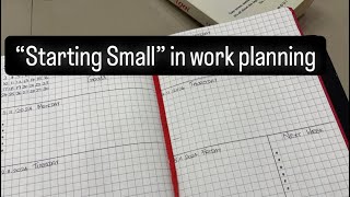 5 Starting Small  Work Planner  தமிழில் [upl. by Hilde638]