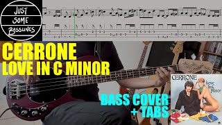 Cerrone  Love In C Minor  BASS COVER  TABS France [upl. by Neelya]