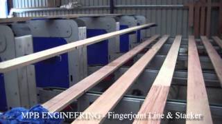 Finger joint line with Stacker [upl. by Eldnar]