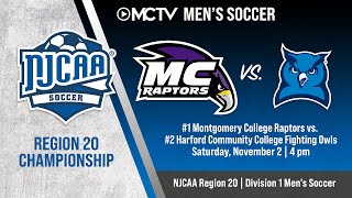 NJCAA Region 20 Mens Soccer Championship MC Raptors vs HarfordHagerstown [upl. by Aislehc858]