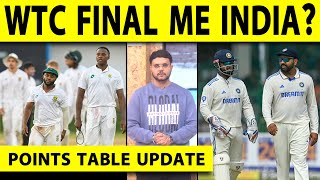 WTC FINAL IND की Situation आसान  NZ हारा SA का Chance मजबूत फंसा AUS [upl. by Ahsaenat]