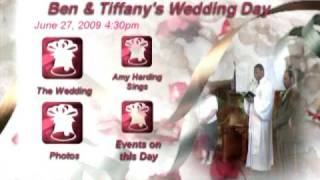 Ben and Tiffany DVD Architect 50 Wedding Menu Demo [upl. by Atinuaj418]