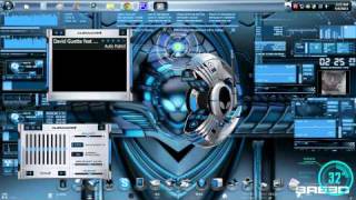 Desktop Setup  May 2011 GUI Breed Bluevision Ironman Objectdock [upl. by Alleber]