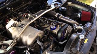 RB20DET Skyline r32  first revs on megasquirt ms3x [upl. by Wilser116]