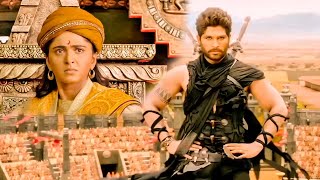 Anushka Allu Arjun Rana Gunasekhar  Telugu 3D Biographical Action Movie Scene  Movie Temple [upl. by Arraet]