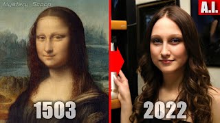 Who Discovered Mona Lisas Identity What Would She Look Like Today  History Brought To Life [upl. by Nauqit268]