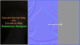 Convert Normal Map Into Curvature Map [upl. by Gereld]