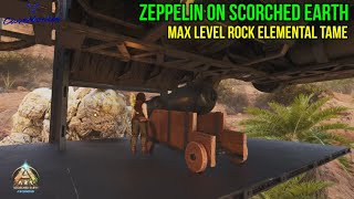 ARK Scorched Earth Zeppelin Rock Elemental Tame [upl. by Tresa417]