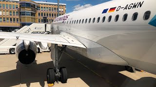 Eurowings A319  Stuttgart to Palma de Mallorca FULL HD [upl. by Attoynek]