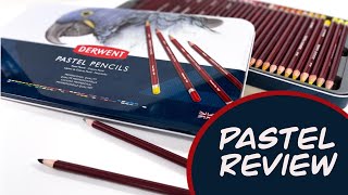 Derwent Pastel Pencil Review  Using Derwent Pastel Pencils for the first time [upl. by Hanshaw]