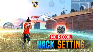 Top 5 HEADSHOT Settings In Free Fire  Free Fire Headshot Setting [upl. by Forcier]