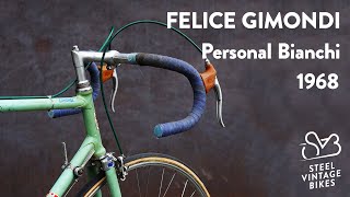 Felice Gimondi Personal Bianchi Road Bicycle 1968 [upl. by Phedra]