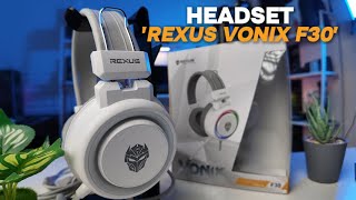 REXUS VONIX F30  Review Headset GAMING headset Murah Tapi Mahal [upl. by Arammat]