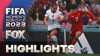 United States vs Vietnam Highlights  2023 FIFA Womens World Cup [upl. by Kosak]