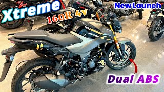 Hero Xtreme 160r 4v Dual Channel ABS 2024  New Updated Hero Xtreme 160R 4v Details Review [upl. by Polad960]