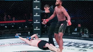 Fencing Response knockouts in MMA  Part 1 brutal [upl. by Robma]