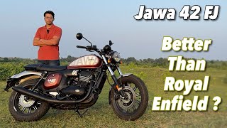 2024 Jawa 42 FJ Review  Better Than Classic 350 [upl. by Garratt985]