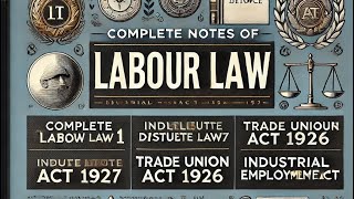 Complete notes on Labour Law 1 [upl. by Rasaec]