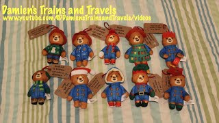 Review on The Adventures of Paddington Bear 10 Christmas Themed McDonalds Happy Meal Toys from 2023 [upl. by Viole]