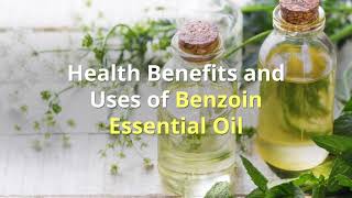 Benzoin Essential Oil for Skin Restoration [upl. by Hilleary]