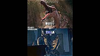 Rudy vs Zilla godzilla1998 iceage3 vsbattle vsedit iceage whoisstronger zilla whoisstrongest [upl. by Yelserp]