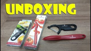 🍎 Unboxing Victorinox Schäler für die Küche  swiss made peeler kitchen 4K [upl. by Craig]