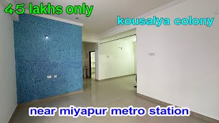 Flat for sale in miyapurp291hyderabad  nbr6281118626 hyderabad home eastfacing [upl. by Kulseth861]