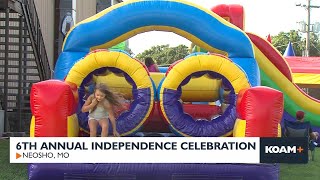 Neosho hosts annual Independence Celebration [upl. by Sitruc]