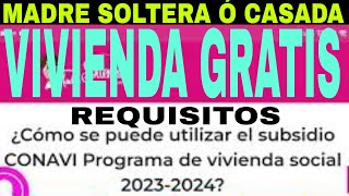 👪Madre Soltera Viuda Divorciada 🤰Separa ama de casa APOYO VIVIENDA Requisitos 2023🤱 [upl. by Ruhtracam]