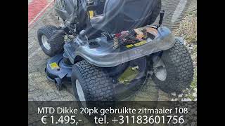 MTD Dikke 20pk gebruikte zitmaaier 108cm incl Mulch [upl. by Drehcir780]