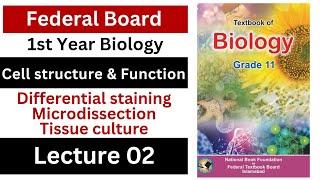 differential staining  microdissection  tissue culture  cell structure and function  federal [upl. by Elwin749]