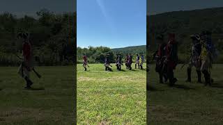 Red Coats and Hessians led by General Friedrich Baum muster out Hoosic Falls NY  Part Two [upl. by Nivle]