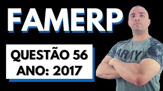 FAMERP 2017Q56 quotA mistura conhecida como soro fisiológico é um exemplo de  na qual o é a água equot [upl. by Alessig641]