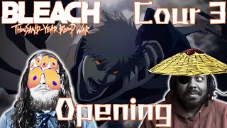 Bleach TYBW Cour 3 Opening Reaction 「Without any words」by SIX LOUNGE 『 千年血戦篇相剋譚』ノンクレジットオープニングムービー [upl. by Aihselef]