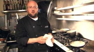 Amelias TV  Chef Andy Fass Preparing Salmon Almondine [upl. by Akerdna]