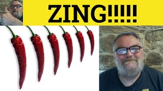 🔵 Zing  Zing Meaning  Zing Examples  Zing Definition  C2 Vocabulary [upl. by Acinnej509]