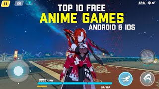 Top 10 Best Anime Games for Android amp iOS  2024 [upl. by Bower]