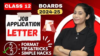 Job Application Letter Class 12  Job Application and Bio Data Format  Class 12th  Taniya Sharma [upl. by Homer]