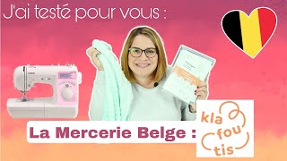 Jai testé pour vous la MERCERIE Belge KLAFOUTIS Code PROMO 🎉  Couture  Patrons  By PopO [upl. by Haym94]