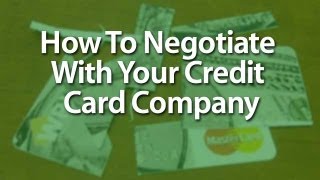 How To Negotiate Credit Card Debt [upl. by Polak]