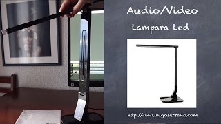 Lampara led de escritorio TaoTronics en Español [upl. by Dorej971]