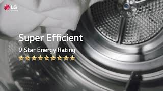 LG Heat Pump Dryer  Dual Inverter 9Star Energy Efficiency [upl. by Albarran898]