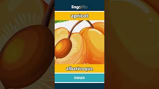 🇬🇧🇪🇸 apricot  albaricoque  vocabulary builder  learn English  aprendamos inglés [upl. by Frierson249]