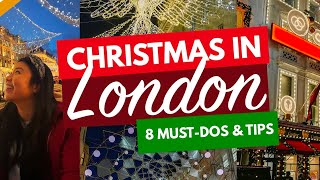 CHRISTMAS IN LONDON  London Christmas Markets Lights amp Activities That You Cant Miss [upl. by Etnovert]