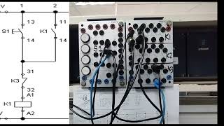 CONEXIÓN DE PRÁCTICAS ELECTRONEUMÁTICAS CON 2 CILINDROS EN BANCO FESTO [upl. by Fi]