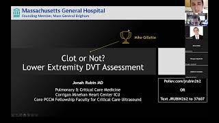 Critical Care Ultrasound Series Part 7 Clot or Not Ultrasound for Lower Extremity DVT Assessment [upl. by Grayson71]